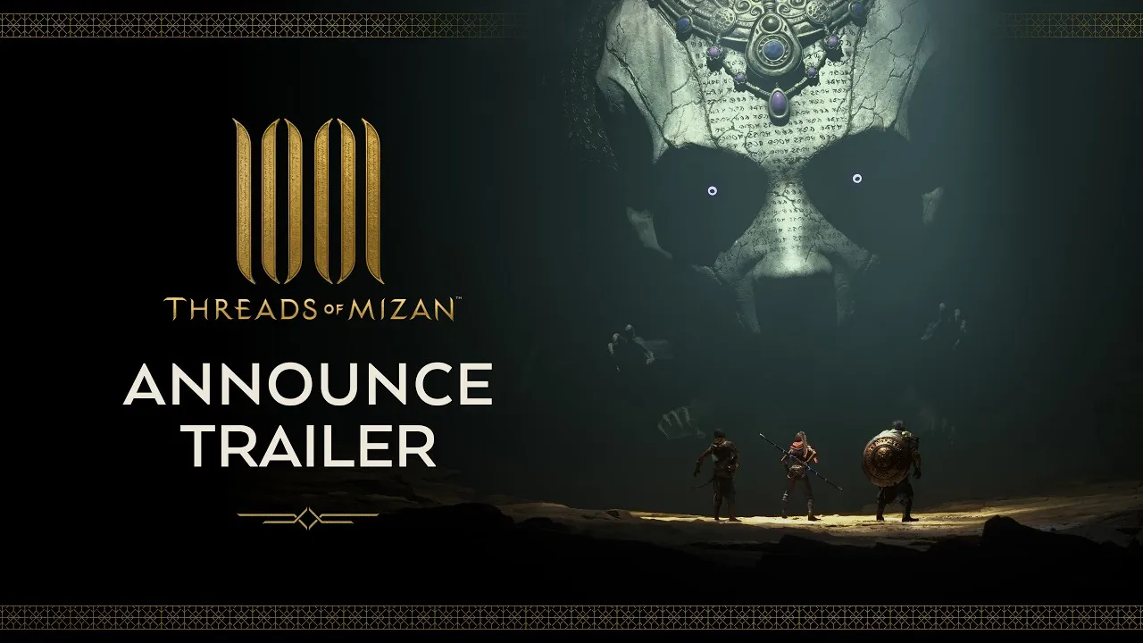 Official 1001 Threads of Mizan announcement trailer thumbnail.